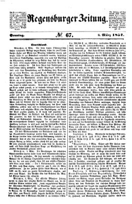 Regensburger Zeitung Sonntag 8. März 1857