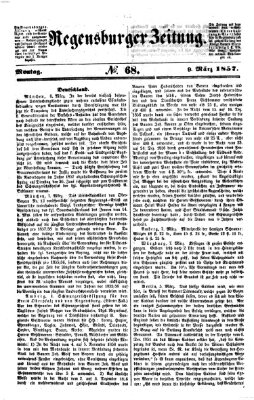 Regensburger Zeitung Montag 9. März 1857