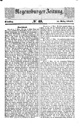 Regensburger Zeitung Dienstag 10. März 1857