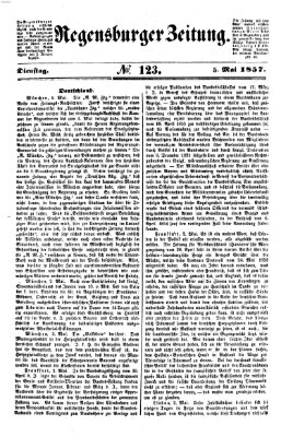 Regensburger Zeitung Dienstag 5. Mai 1857