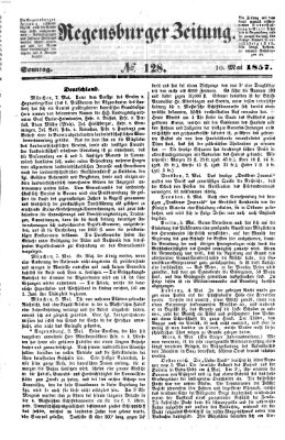 Regensburger Zeitung Sonntag 10. Mai 1857