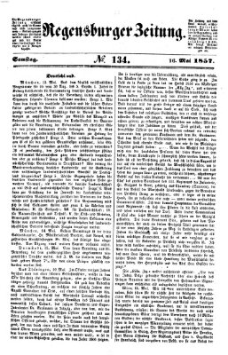 Regensburger Zeitung Samstag 16. Mai 1857