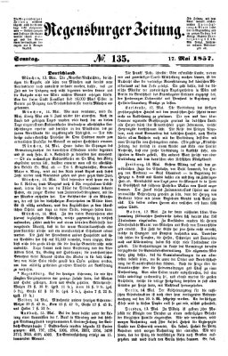 Regensburger Zeitung Sonntag 17. Mai 1857