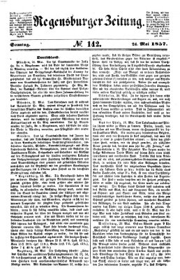 Regensburger Zeitung Sonntag 24. Mai 1857