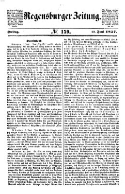 Regensburger Zeitung Freitag 12. Juni 1857