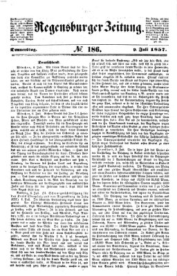 Regensburger Zeitung Donnerstag 9. Juli 1857