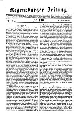 Regensburger Zeitung Samstag 8. Mai 1858