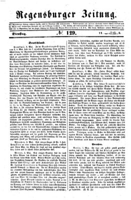 Regensburger Zeitung Dienstag 11. Mai 1858