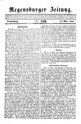 Regensburger Zeitung Donnerstag 20. Mai 1858