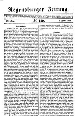 Regensburger Zeitung Dienstag 1. Juni 1858