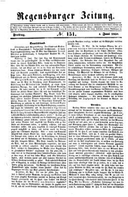 Regensburger Zeitung Freitag 4. Juni 1858