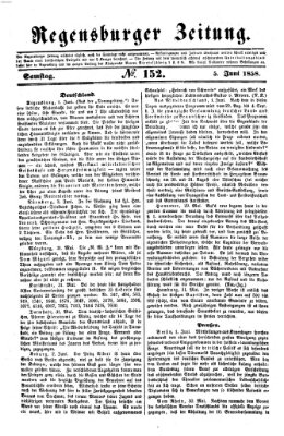 Regensburger Zeitung Samstag 5. Juni 1858