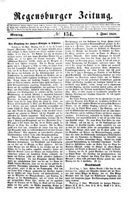 Regensburger Zeitung Montag 7. Juni 1858