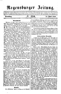 Regensburger Zeitung Samstag 12. Juni 1858