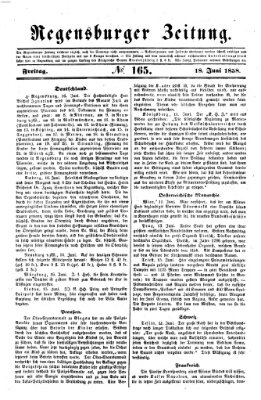 Regensburger Zeitung Freitag 18. Juni 1858