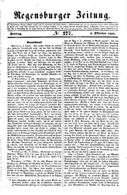 Regensburger Zeitung Freitag 8. Oktober 1858