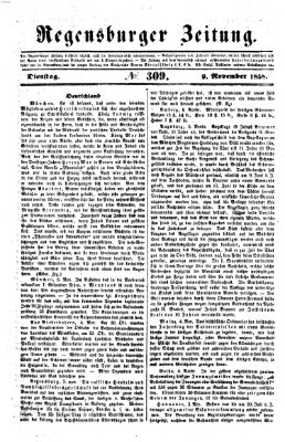 Regensburger Zeitung Dienstag 9. November 1858