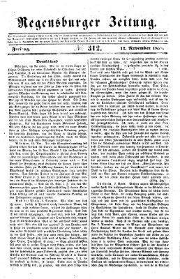 Regensburger Zeitung Freitag 12. November 1858