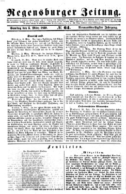 Regensburger Zeitung Samstag 5. März 1859