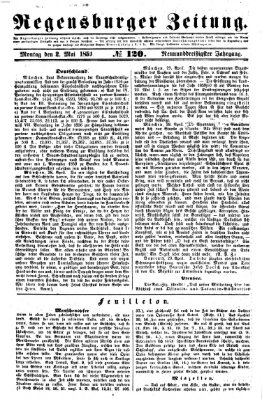 Regensburger Zeitung Montag 2. Mai 1859