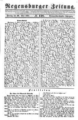 Regensburger Zeitung Freitag 20. Mai 1859