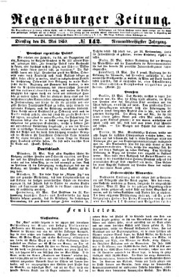 Regensburger Zeitung Dienstag 24. Mai 1859