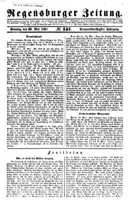 Regensburger Zeitung Sonntag 29. Mai 1859