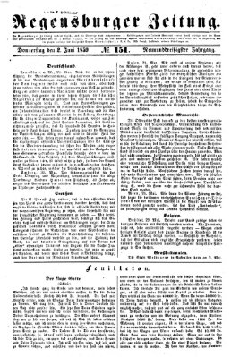 Regensburger Zeitung Donnerstag 2. Juni 1859