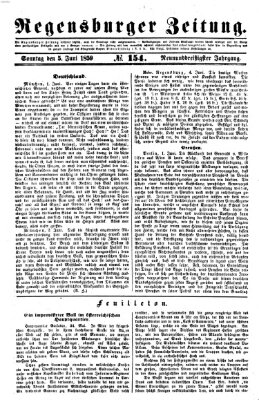 Regensburger Zeitung Sonntag 5. Juni 1859