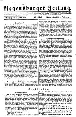 Regensburger Zeitung Dienstag 7. Juni 1859