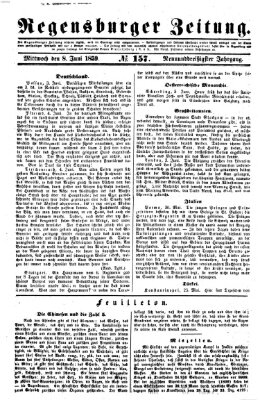 Regensburger Zeitung Mittwoch 8. Juni 1859