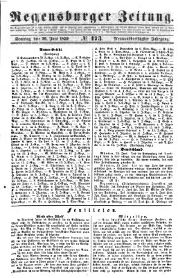 Regensburger Zeitung Sonntag 26. Juni 1859