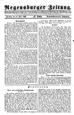 Regensburger Zeitung Freitag 8. Juli 1859