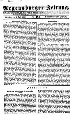 Regensburger Zeitung Samstag 9. Juli 1859