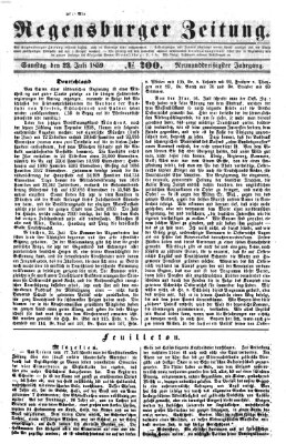 Regensburger Zeitung Samstag 23. Juli 1859