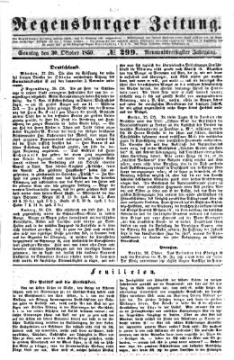 Regensburger Zeitung Sonntag 30. Oktober 1859