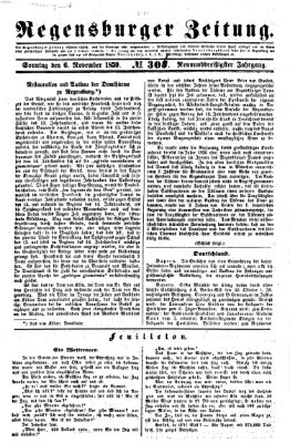 Regensburger Zeitung Sonntag 6. November 1859