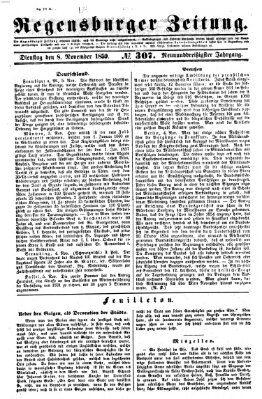 Regensburger Zeitung Dienstag 8. November 1859