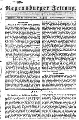 Regensburger Zeitung Donnerstag 24. November 1859