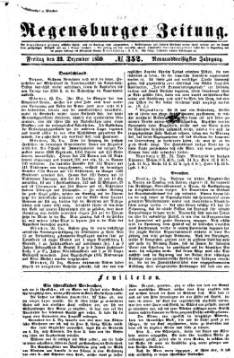 Regensburger Zeitung Freitag 23. Dezember 1859