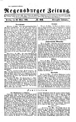 Regensburger Zeitung Freitag 30. März 1860