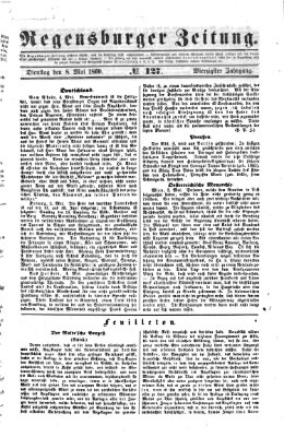 Regensburger Zeitung Dienstag 8. Mai 1860