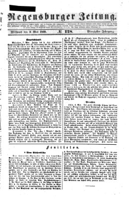 Regensburger Zeitung Mittwoch 9. Mai 1860