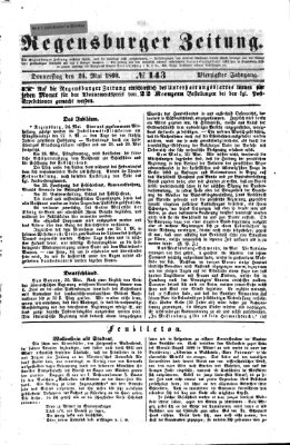 Regensburger Zeitung Donnerstag 24. Mai 1860