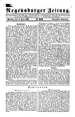 Regensburger Zeitung Samstag 9. Juni 1860