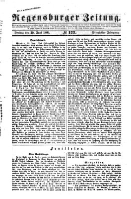 Regensburger Zeitung Freitag 29. Juni 1860