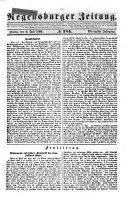 Regensburger Zeitung Freitag 6. Juli 1860