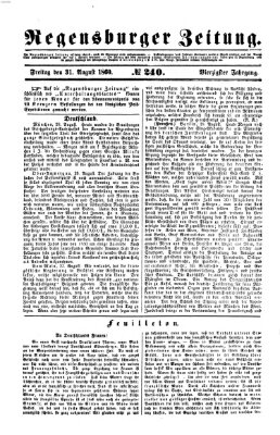 Regensburger Zeitung Freitag 31. August 1860