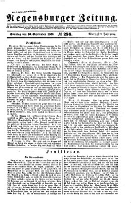 Regensburger Zeitung Sonntag 16. September 1860