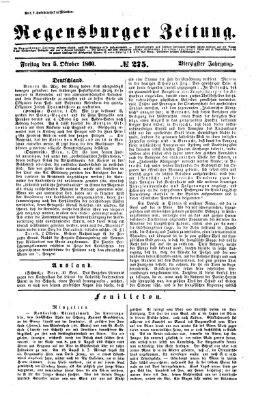 Regensburger Zeitung Freitag 5. Oktober 1860